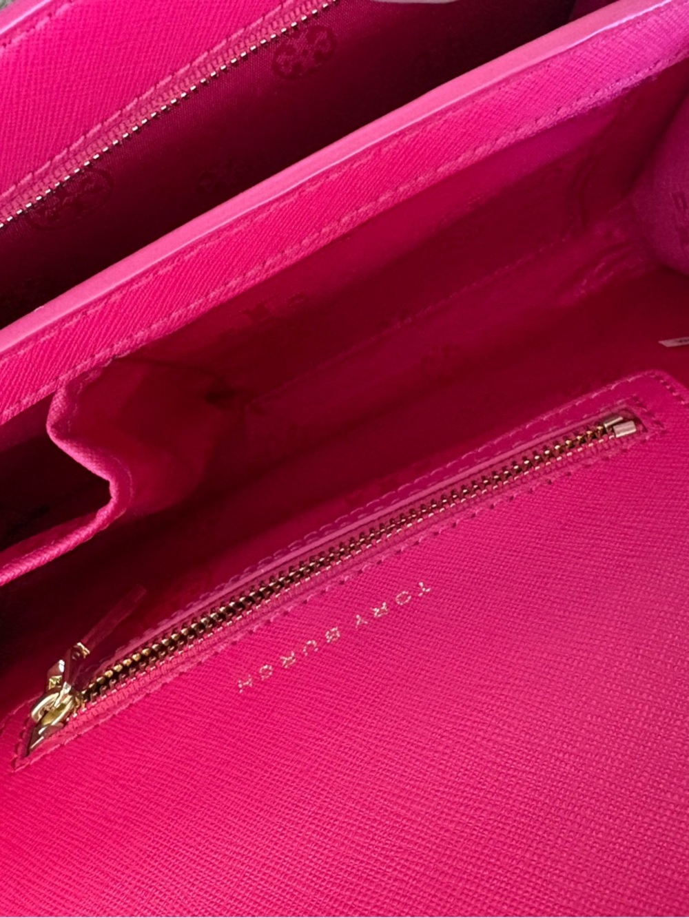 Tory Burch Rose Sachet/Pink Crossbody with dust bag, Tag, Tory Burch shopper bag - Picture 3 of 5